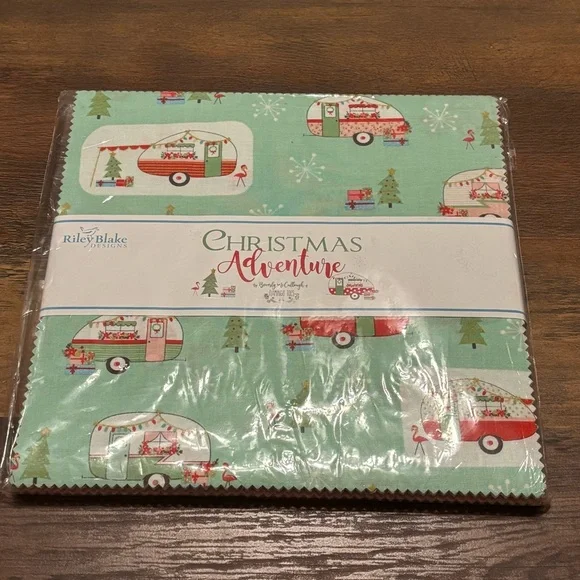 Christmas Adventure Fabric - 10-inch Stacker - Picture 2 of 7